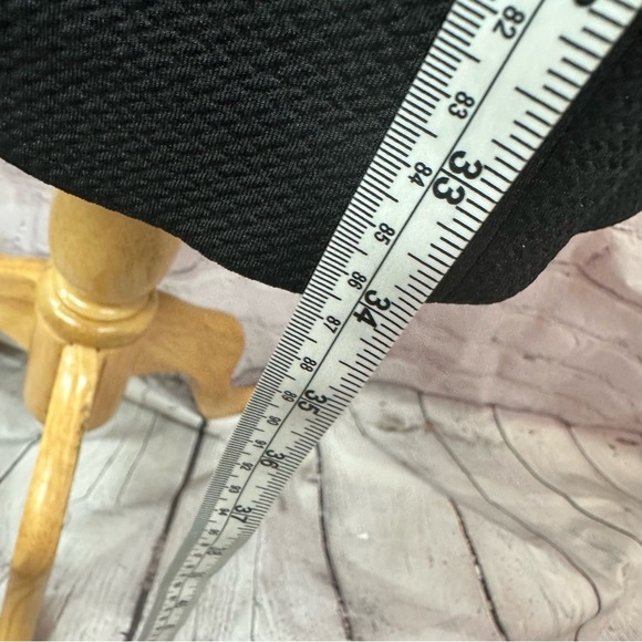 vince camuto black white sheath dress crochet lace collar/neckline detail sz 10 - Picture 4 of 11